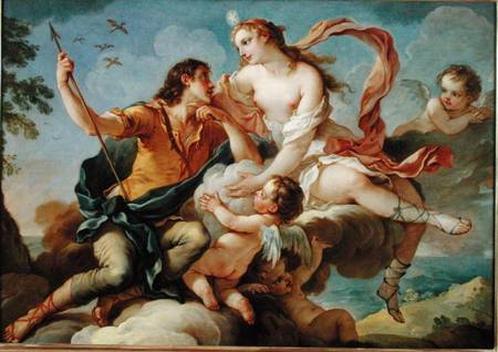 Venus and Adonis van Charles Joseph Natoire