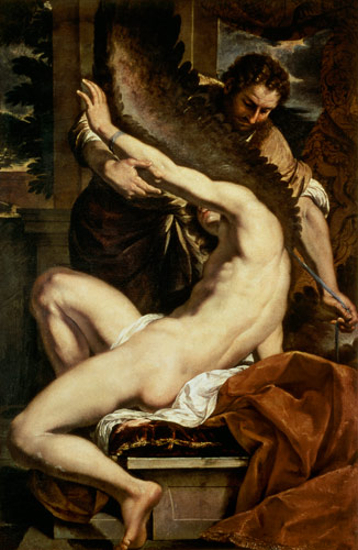 Daedalus and Icarus van Charles Le Brun