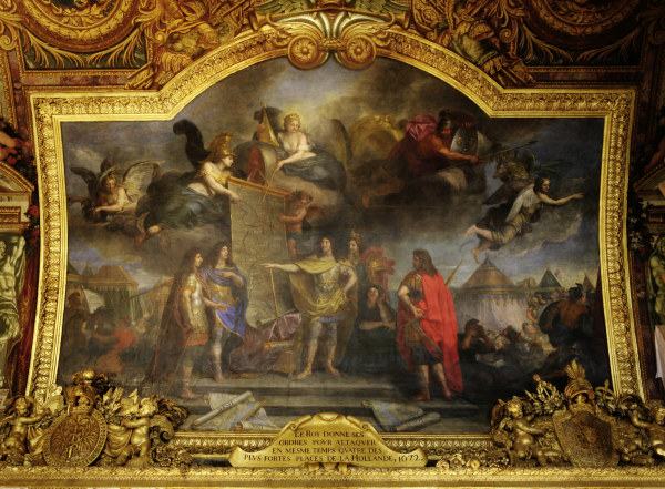 Louis XIV / Attack.. / Le Brun van Charles Le Brun
