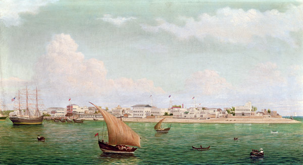 Zanzibar Harbour van Charles Porter Brown