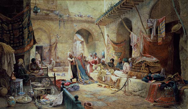 Teppichbasar, Kairo van Charles Robertson