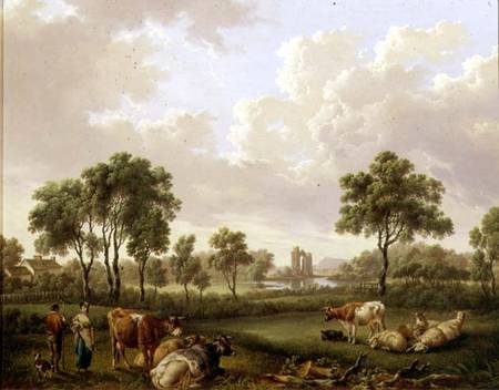 Landscape with Figures van Charles Towne
