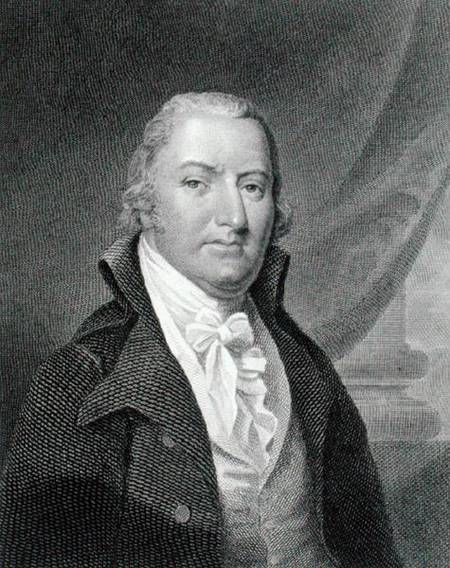 David Ramsay (1749-1815) engraved by James Barton Longacre (1794-1869) after a drawing of the origin van Charles Willson Peale