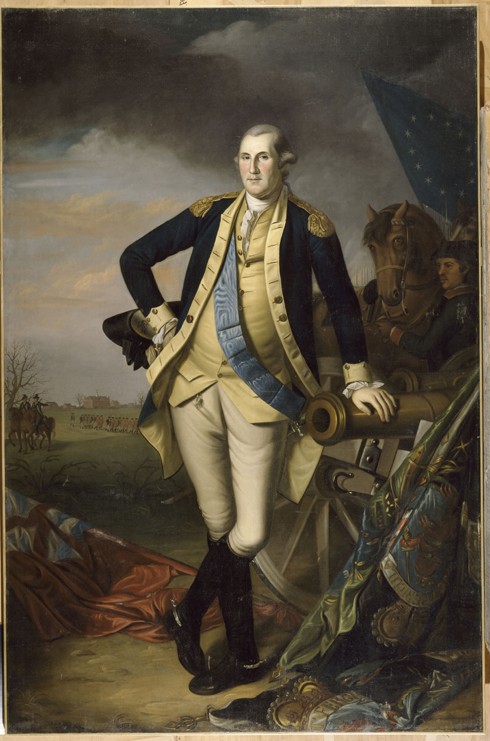 George Washington after the Battle of Princeton on January 3, 1777 van Charles Willson Peale