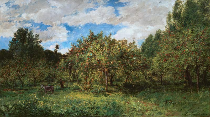 French Orchard at Harvest Time (Le verger) van Charles Francois Daubigny