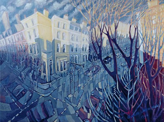 Ladbroke Grove, My Corner, 1996 (oil on canvas)  van Charlotte  Johnson Wahl