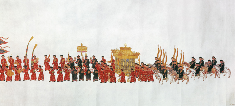 An Imperial Procession van Chinese School