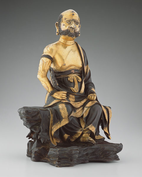 Figure of Bodhidharma, Ming dynasty van Chinese School