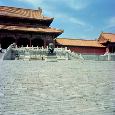 The Gate of Supreme Harmony (Taihe men) Ming Dynasty, 1420 (photo) van Chinese School