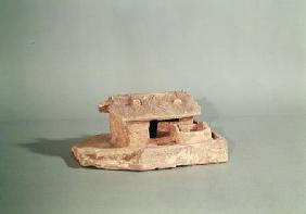 Funerary model of a farm, from Thanh Hoa, Vietnam, Han Dynasty