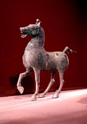 Horse, from Wu-wei, Kansu, Eastern Han Dynasty