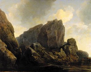 Felsenufer der Insel Mageröy in Norwegen van Christian Ezdorf