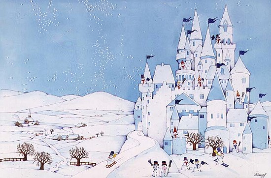 The Snow Castle  van Christian  Kaempf