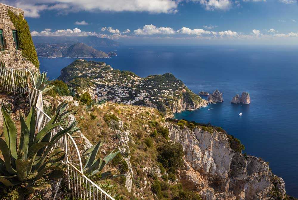 View from Monte Solaro to Capri van Christian Müringer