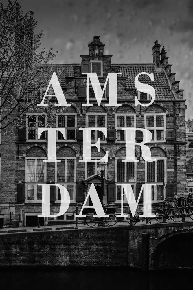 Cities in the rain: Amsterdam van Christian Müringer