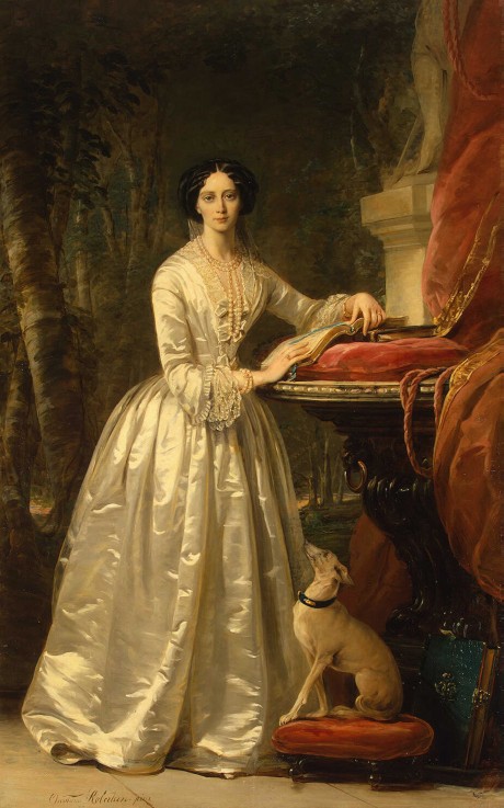 Portrait of Maria Alexandrovna (1824-1880), future Empress of Russia van Christina Robertson
