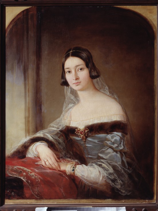 Portrait of Maria Sergeyevna Buturlina (1815—1902) van Christina Robertson