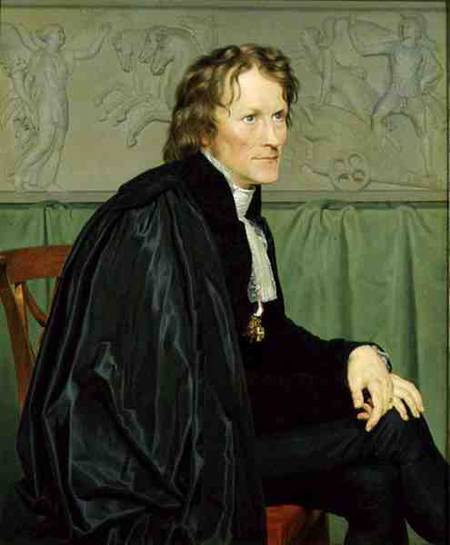 Bertel Thorvaldsen (1770-1844) van Christoffer Wilhelm Eckersberg