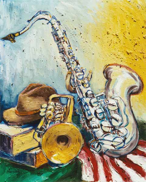 Arrangement mit Saxophon van Christoph Menschel