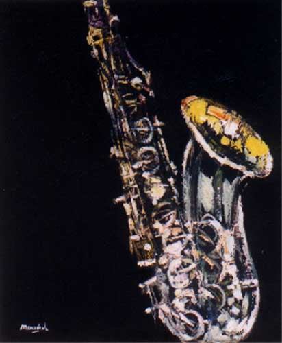 Saxophon II van Christoph Menschel