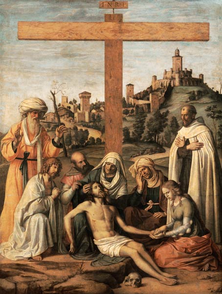 Kreuzabnahme van Giovanni Battista Cima da Conegliano