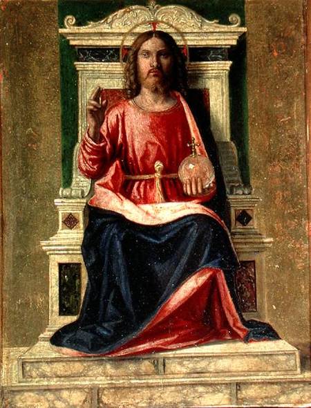 Christ Enthroned van Giovanni Battista Cima da Conegliano