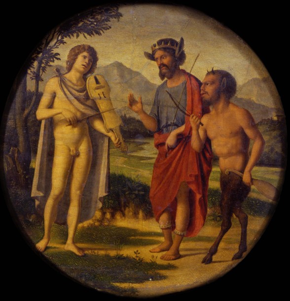 The Judgement of Midas van Giovanni Battista Cima da Conegliano