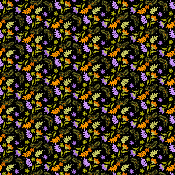 Night Leaves pattern van Claire Huntley