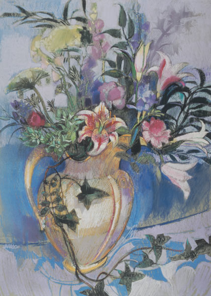 Spring Flowers (pastel on paper)  van Claire  Spencer