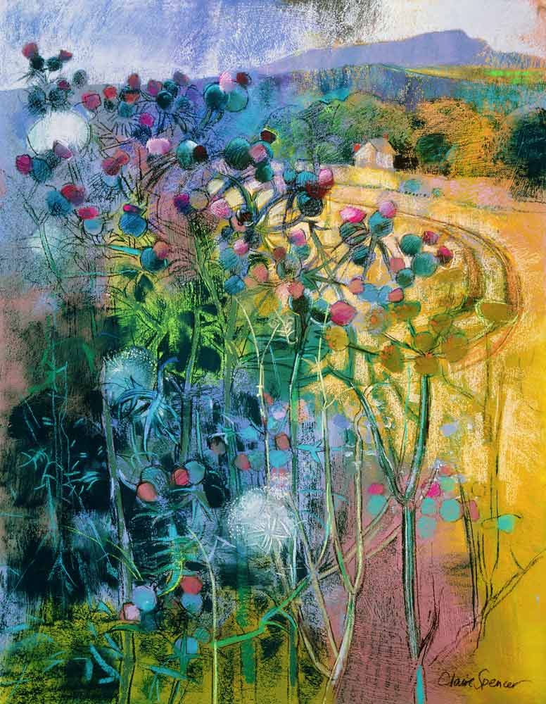 The Wild Beauty of Clee (pastel on paper)  van Claire  Spencer
