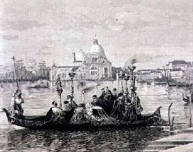 A Burial in Venice, from the painting 'Going to the Campo Santo'