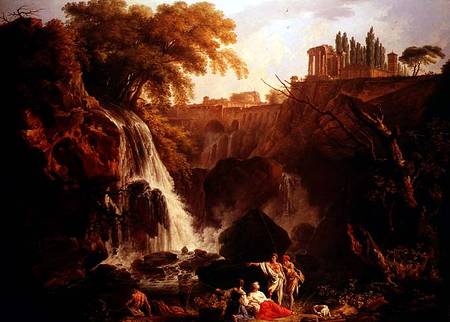 Falls of Tivoli van Claude Joseph Vernet
