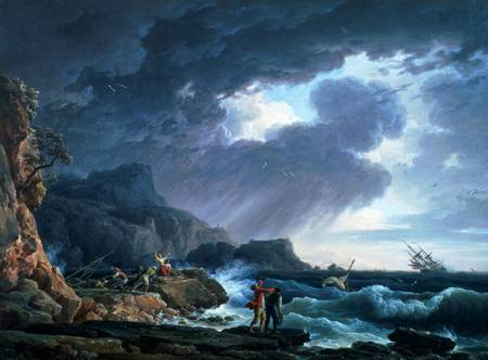 A Seastorm van Claude Joseph Vernet