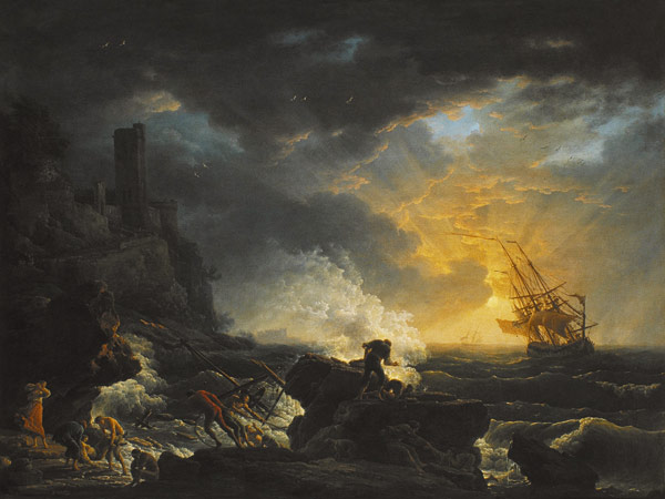 Shipwreck van Claude Joseph Vernet