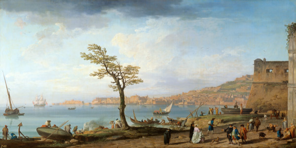 View of the Bay of Naples van Claude Joseph Vernet