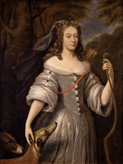 Portrait of Francoise Louise de la Baume le Blanc (1644-1710) Duchesse de Vaujour, also known as Mad van Claude Lefebvre