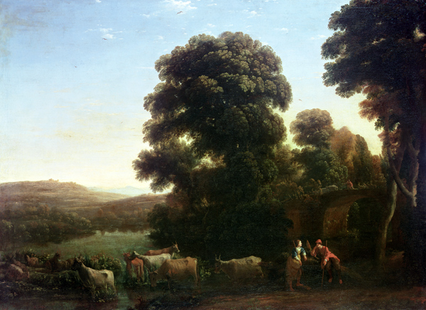 A Pastoral Landscape van Claude Lorrain