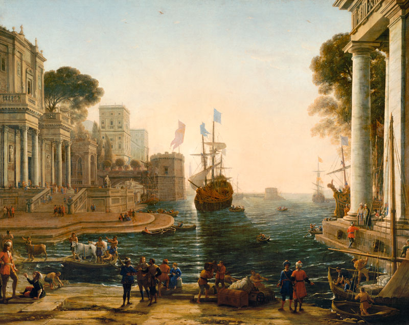 Ulysses Returning Chryseis to her Father van Claude Lorrain