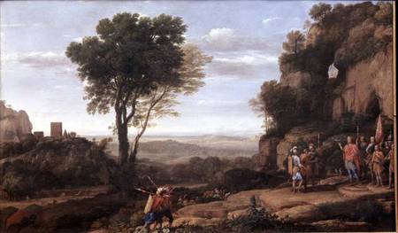Landscape with David at the Cave of Abdullam van Claude Lorrain