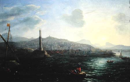 The Port of Genoa, Sea View van Claude Lorrain