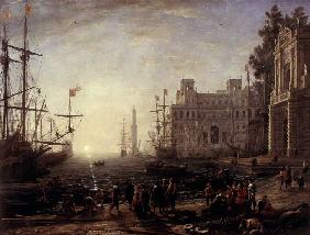 Harbour with Villa Medici