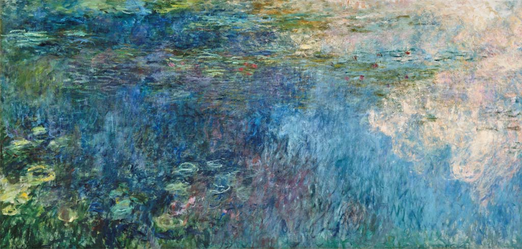 Nymphéas. Paneel C II. - Teilbild van Claude Monet