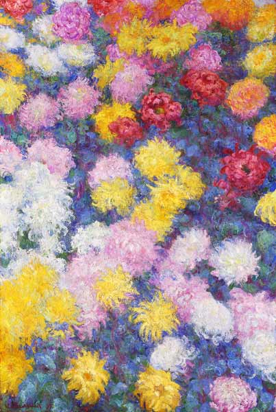 Chrysanthemums van Claude Monet