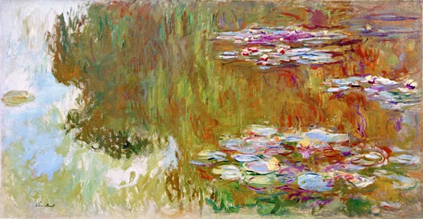 The Water Lily Pond van Claude Monet