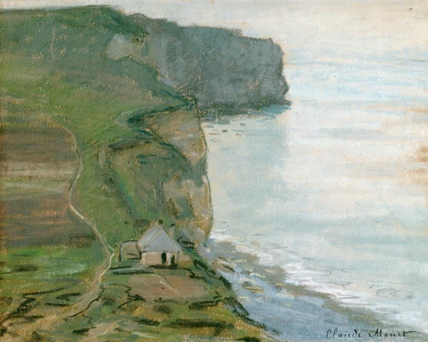 Cap d''Antifer, Etretat van Claude Monet