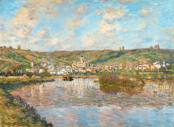 Late Afternoon, Vetheuil van Claude Monet