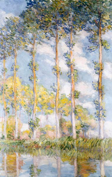 Pappeln van Claude Monet