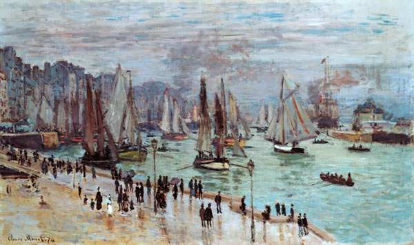 Port de Mer (Le Havre) van Claude Monet