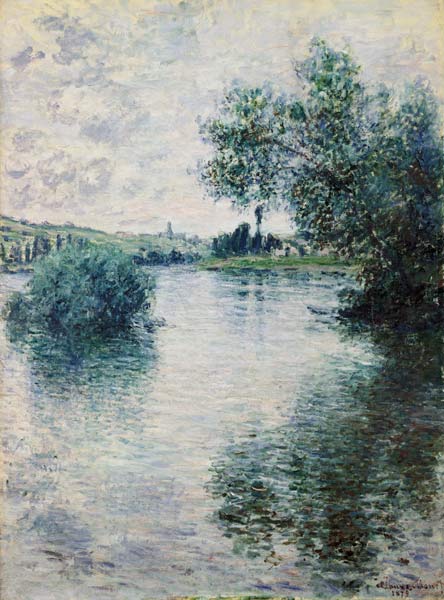 Die Seine bei Vétheuil van Claude Monet