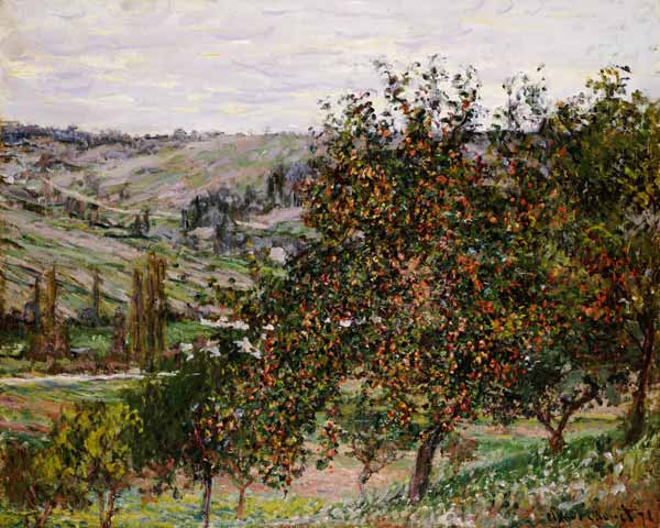 Apfelbäume bei Vetheuil van Claude Monet